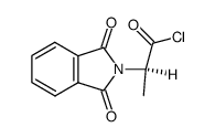 (R)-2-phthalimidopropanoic acid chloride Structure
