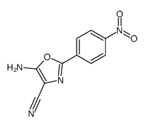 5-amino-2-(4-nitrophenyl)-1,3-oxazole-4-carbonitrile Structure