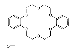 聚[(二苯并18-冠-6)-共甲醛]结构式
