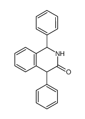 1,4-diphenyl-1,4-dihydroisoquinolin-3(2H)-one结构式