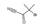 2-bromo-2-methylpropanoyl cyanide structure