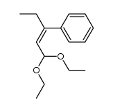 1,1-Diethoxy 3-phenyl, 2(E) pentene结构式