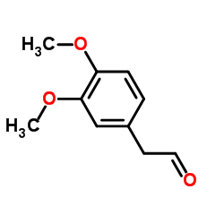 (3,4-二甲氧基苯基)乙醛结构式