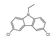 3,6-dichloro-9-ethyl-carbazole Structure