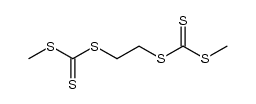 1,2-ethanediyl bis(methyl trithiocarbonate) Structure