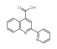 2-(吡啶-2-基)喹啉-4-羧酸结构式