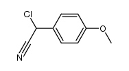 α-Chloro-α-(4-methoxyphenyl)acetonitrile结构式