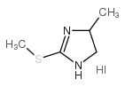 4-甲基-2-甲基硫代-4,5-二氢-1H-咪唑盐酸盐结构式