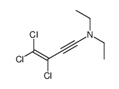 3,4,4-trichloro-N,N-diethylbut-3-en-1-yn-1-amine Structure