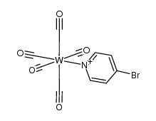 W(CO)5(4-bromopyridine) Structure