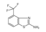 2-氨基-4-(三氟甲基)-1,3-苯并噻唑结构式
