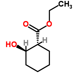 反-2-羟基-1-环己烷羧酸乙酯结构式