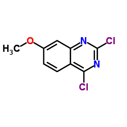 2,4-二氯-7-甲氧基喹唑啉结构式