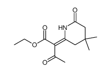 2-(4,4-dimethyl-6-oxo-piperidin-2-ylidene)-3-oxo-butyric acid ethyl ester Structure