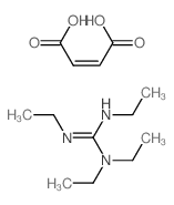but-2-enedioic acid; 1,1,2,3-tetraethylguanidine Structure