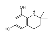 2,2,4-trimethyl-3,4-dihydro-1H-quinoline-6,8-diol结构式