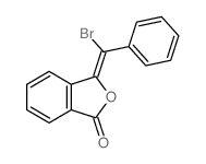 3-(bromo-phenyl-methylidene)isobenzofuran-1-one结构式