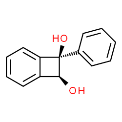 Bicyclo[4.2.0]octa-1,3,5-triene-7,8-diol, 7-phenyl-, (7R,8S)-rel- (9CI)结构式