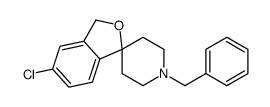 1'-benzyl-6-chlorospiro[1H-2-benzofuran-3,4'-piperidine]结构式