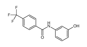 N-(3-hydroxyphenyl)-4-(trifluoromethyl)benzamide结构式
