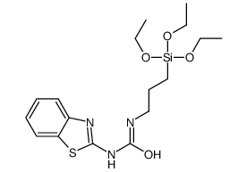 1-(1,3-benzothiazol-2-yl)-3-(3-triethoxysilylpropyl)urea Structure