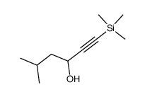 (+/-)-5-methyl-1-(trimethylsilyl)hex-1-yn-3-ol Structure