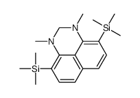 1-N,1-N,8-N,8-N-tetramethyl-2,7-bis(trimethylsilyl)naphthalene-1,8-diamine结构式