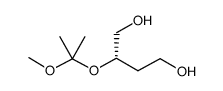 (S)-2-(1-甲氧基-1-甲基乙氧基)-丁二醇结构式