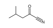 4-methyl-2-oxopentanenitrile结构式