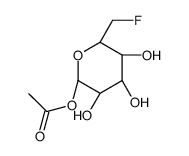 D-Glucopyranose, 6-deoxy-6-fluoro-, 1-acetate (9CI)结构式