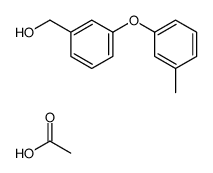 acetic acid,[3-(3-methylphenoxy)phenyl]methanol结构式