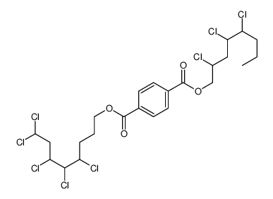 1-O-(4,5,6,8,8-pentachlorooctyl) 4-O-(2,4,5-trichlorooctyl) benzene-1,4-dicarboxylate Structure