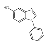 1-苯基-5-羟基苯并咪唑结构式