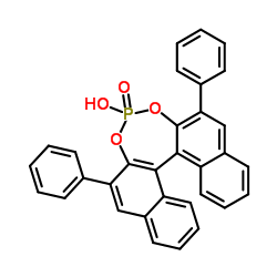 (R)-3,3'-二苯基-1,1'-联萘酚膦酸酯结构式