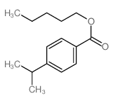 pentyl 4-propan-2-ylbenzoate结构式