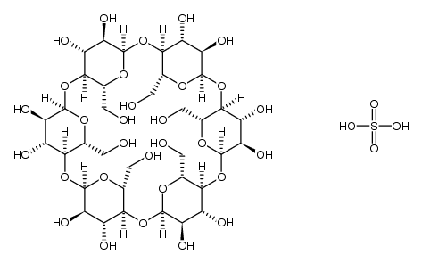 α-环糊精,硫酸钠水合物结构式
