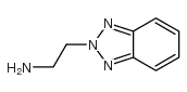 2-(2H-苯并[d][1,2,3]三唑-2-基)乙胺结构式