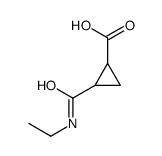 2-[(乙基氨基)羰基]环丙烷羧酸结构式