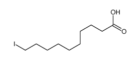 10-iododecanoic acid Structure