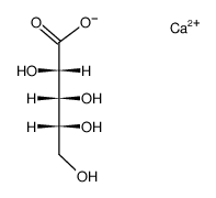 D-arabinoic acid calcium salt Structure