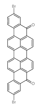 3,12-dibromo-anthra[9,1,2-cde]benzo[rst]pentaphene-5,10-dione结构式