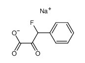 sodium 3-fluoro-3-phenylpyruvate Structure