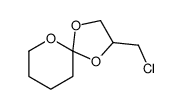 3-(chloromethyl)-1,4,10-trioxaspiro[4.5]decane结构式