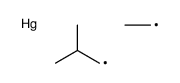 ethyl(2-methylpropyl)mercury结构式