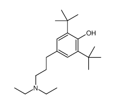 2,6-ditert-butyl-4-[3-(diethylamino)propyl]phenol结构式