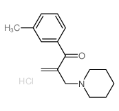 1-(3-methylphenyl)-2-(1-piperidylmethyl)prop-2-en-1-one Structure