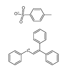 (β,β-diphenylethenyl)phenyliodonium tosylate Structure