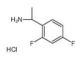 (R)-1-(2,4-二氟苯基)乙胺盐酸盐结构式