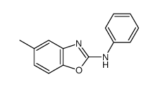 5-methyl-N-phenylbenzo[d]oxazol-2-amine结构式