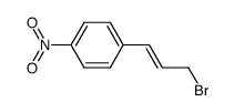 (E)-3-(4-nitrophenyl)prop-2-en-1-yl bromide结构式
